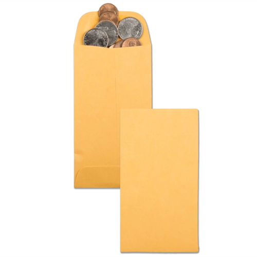 Kraft Clasp Coin Envelope